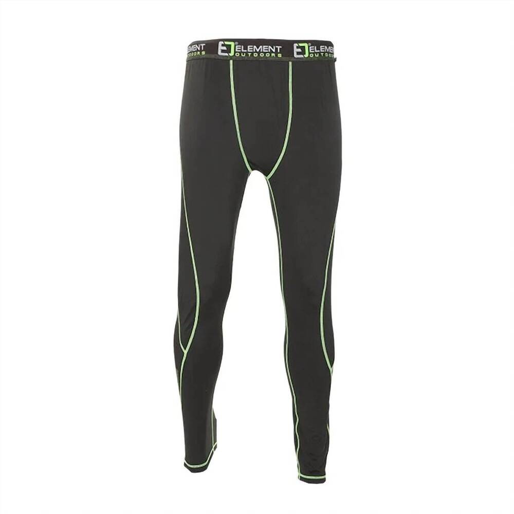 NEW ELEMENT OUTDOORS men's kore series lightweight long underwear in black